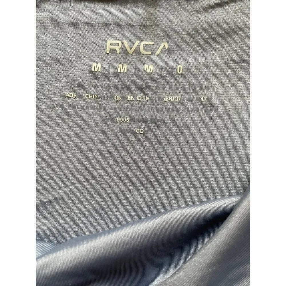 RVCA womens blue checkered bikini bottoms Medium‎